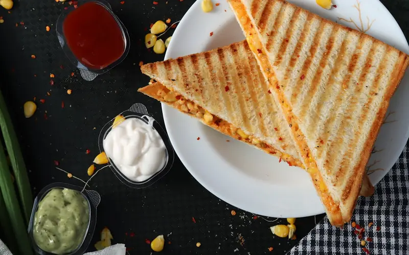 Paneer Tikka Sandwich